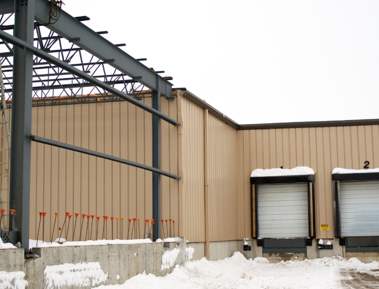 insulated wall systems warehouse snow